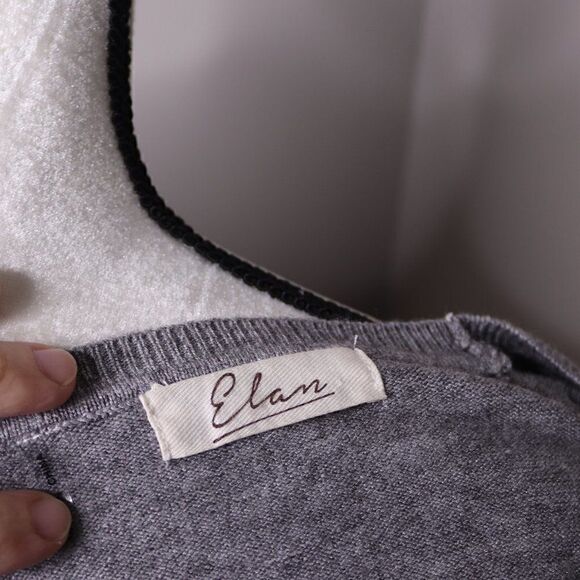 Elan Cutout Embellished Pullover Sweater - Picture 6 of 7